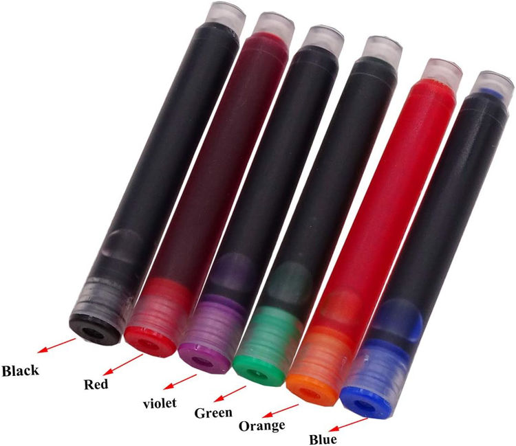 Picture of 1697-Pelikan 4001 TP/6 Ink Cartridges for Fountain Pens,